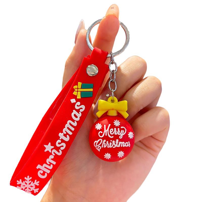 Christmas Accessories Cute Cartoon Design Office Gifts Keychains PR Gift Keyring Funny Various Styles
