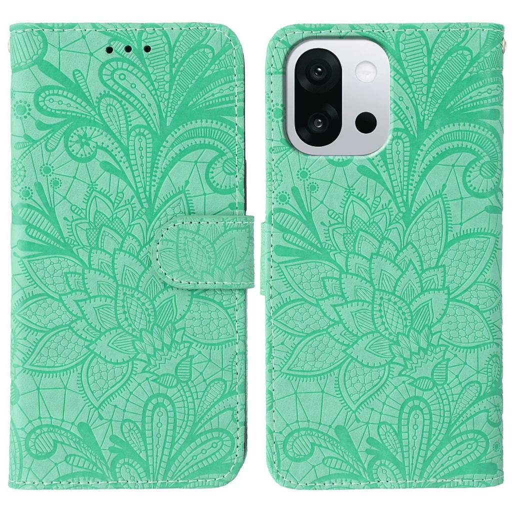 For OnePlus 13T 5G Case Lace Flowers PU Leather Flip Wallet Phone Cover