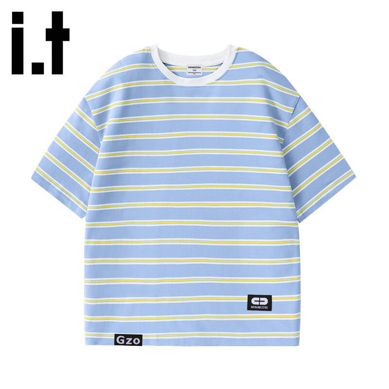 GROUND ZEROit Boys  Striped Short-Sleeve T-Shirt 120