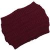 New Autumn and Winter Ladies Knitted Hair Band Widening Face Wash Head Cover Empty Top Hat Warm Sports Cap