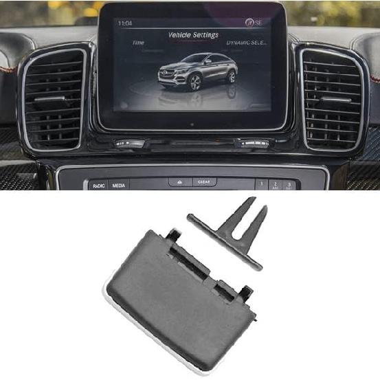 Front AC Vent Outlet Tab, 1 PC Dashboard Center Air Grille Clip W166 Center