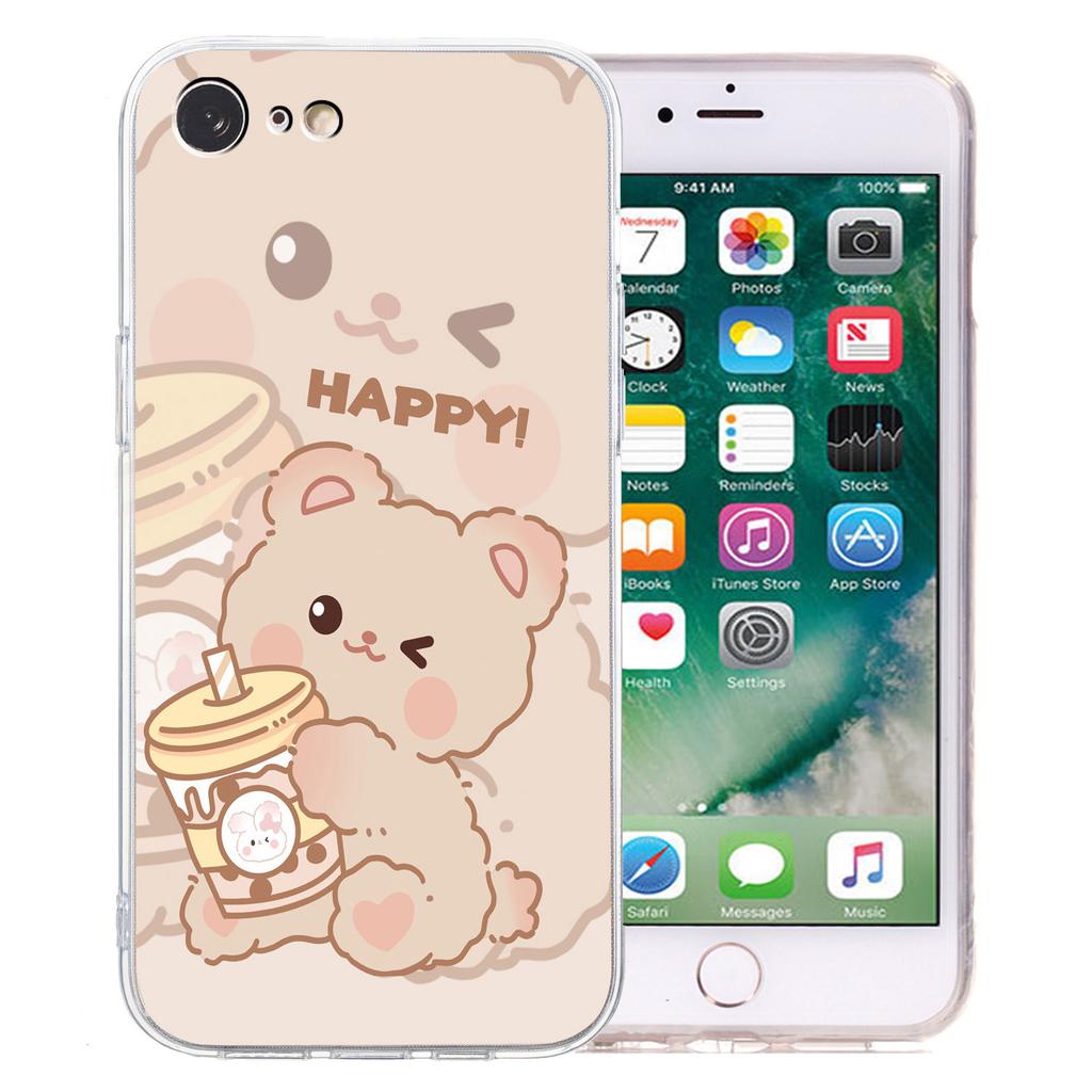 For iPhone 7/8/SE (2020)/SE (2022) Case Printed Pattern TPU Phone Back Cover