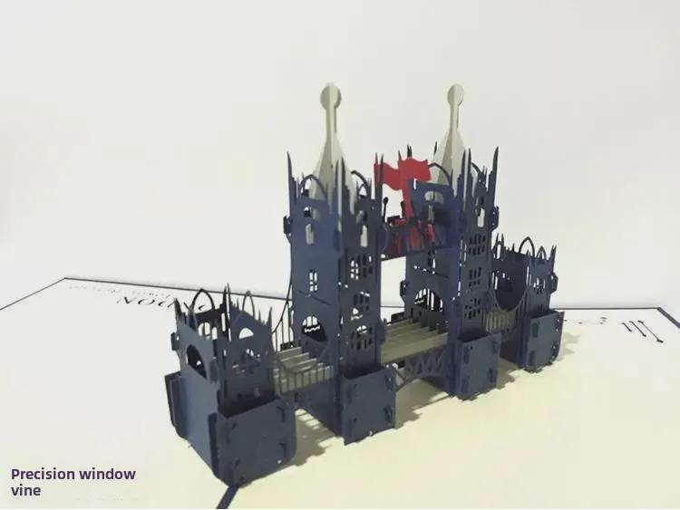 3D Tower Bridge Christmas & Birthday Greeting Card