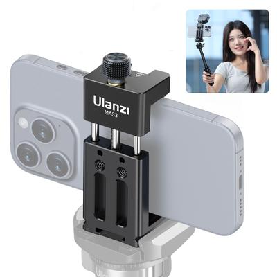 Ulanzi Smartphone Tripod Smartphone Quick Release Tripod Mount with Cold Landscape or Portrait Screw Phone Smartphone Tripod Compatible with and
