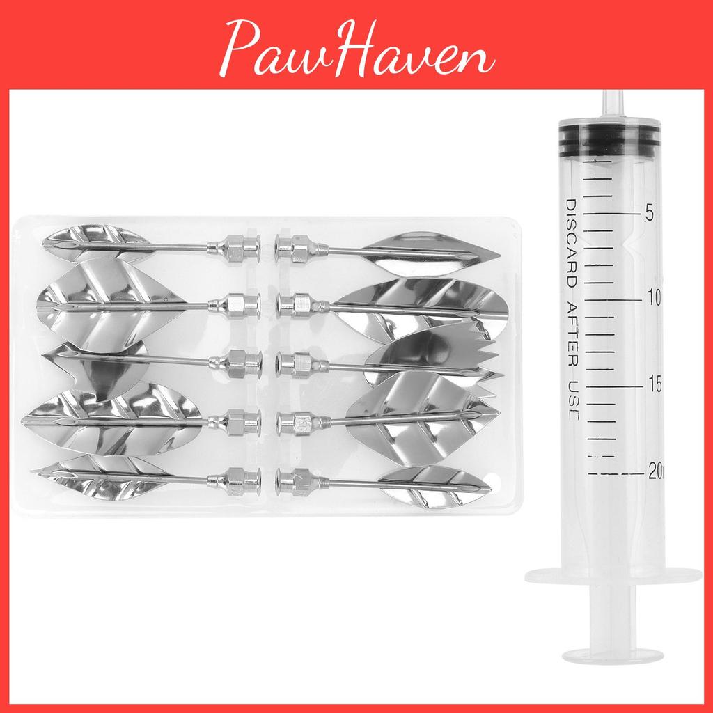 Cake Decorating Icing Piping Syringe Nozzles Set Flower Art Tools For Pudding Fondant Decor