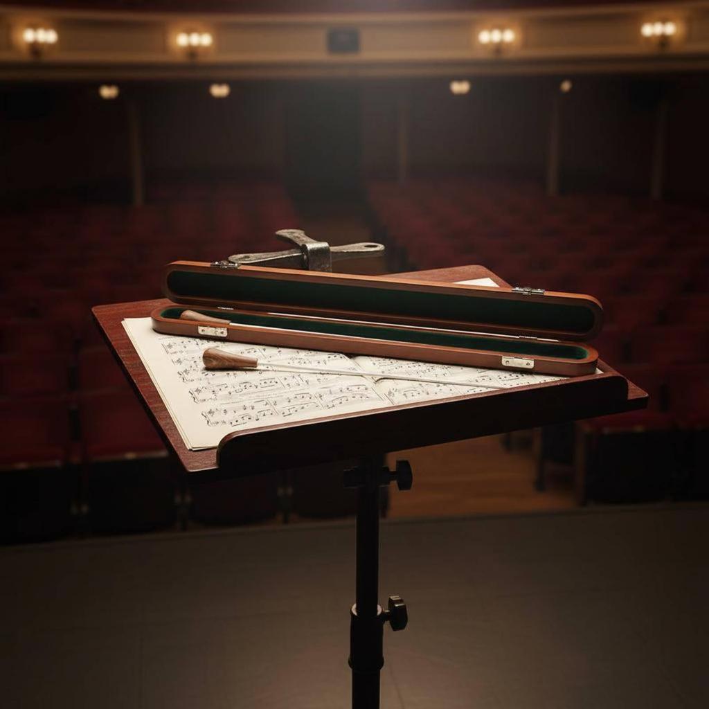 Fiberglass Conductor Baton Wooden in Box Balanced Music for Orchestra Conductors,