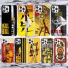 Kill Bill Soft Phone Case For iPhone 17 Air 16 16E 15 14 Plus 13 Mini 12 11 Pro Max X XR XS 7 8 + SE 2020 Pattern Cover 16 15 14