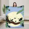 Warm BlanketGirls Boys Decorative Simba Lion King Throw Blanket  Flannel Bedspread Chair Sofa Bed Street Trend Sofa Bed Cover