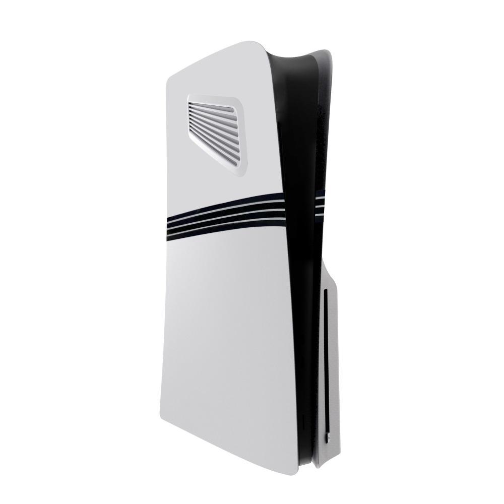 2pcs/Set Black White Top Cover Heat Dissipation Replace Shell for PS5PRO Game Console Accessories