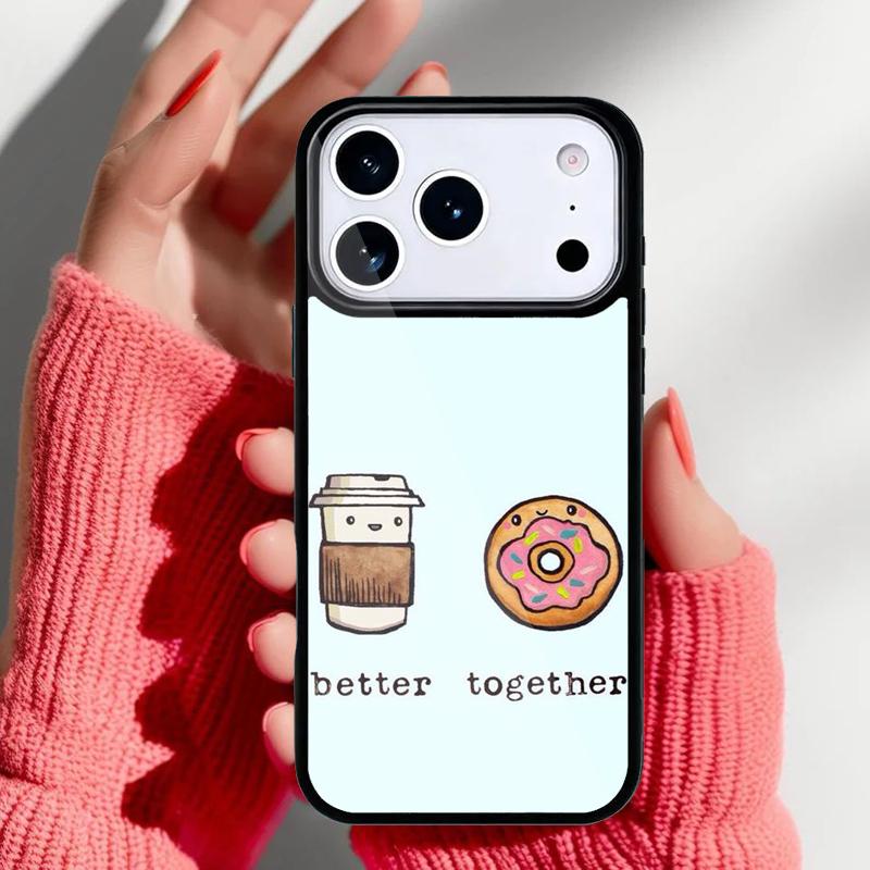 Cute Funny Food Phone Case for iPhone 17 16 15 14 13 Pro Max Back Cover for 12 11 Pro Coque
