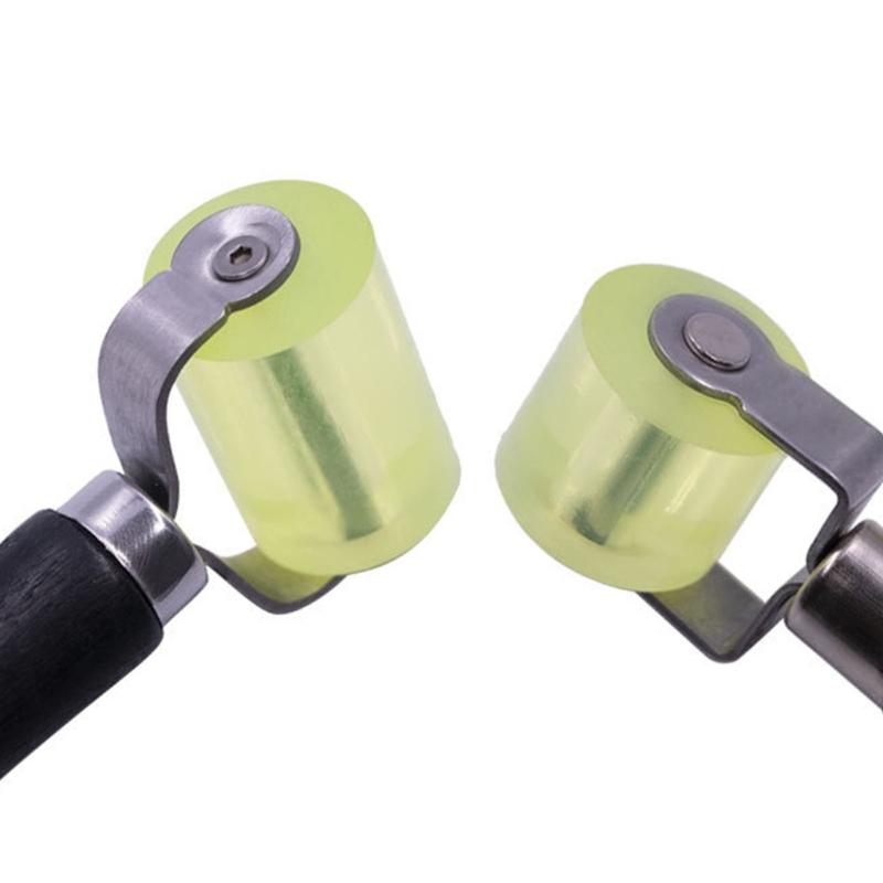 2Pcs Auto Soundproofing Wheel Rollers With Silicone Coating And Ergonomic Design Suitable for Motorcycle Vehicle Sound