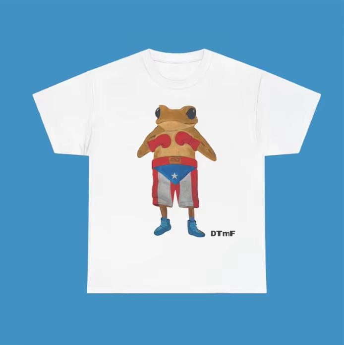 

Bad Bunny DTMF Sapo Concho Graphic Tshirt Unisex 2026 Summer New Short Sleeve Loose Shirt Y2k HipHop Men Streetwear 2XL