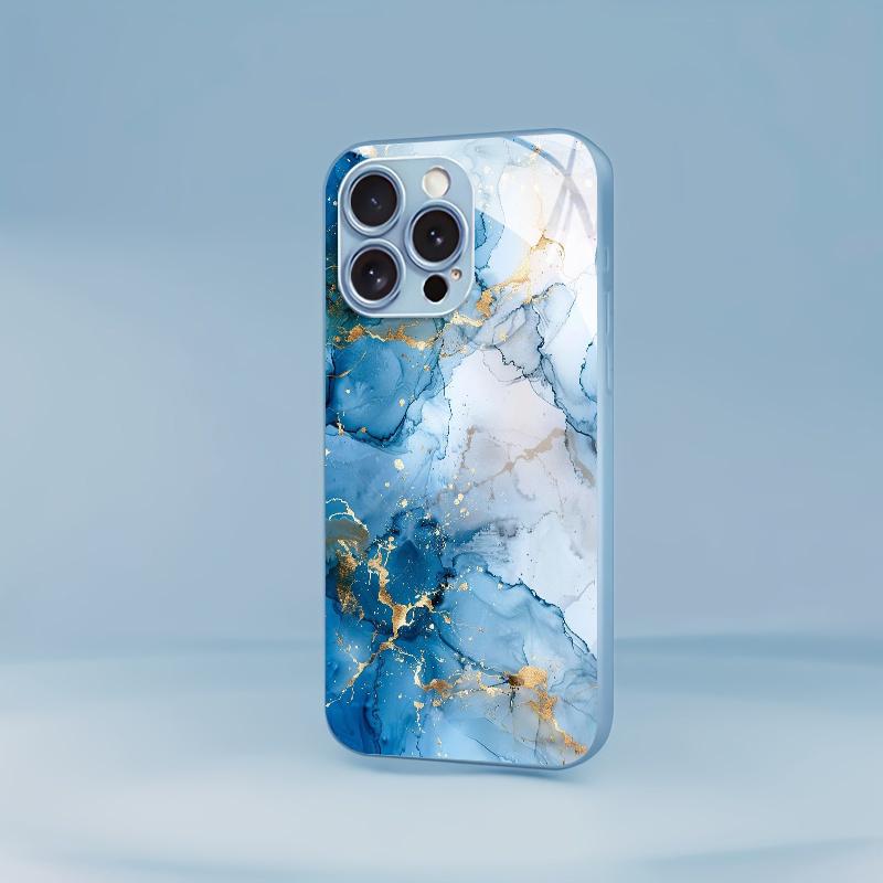 

Красочный гальванизированный стеклянный чехол для телефона iPhone 17 16 15 14 13 12 11 Pro Max Plus 16E 17Air iPhone 11 Pro Max