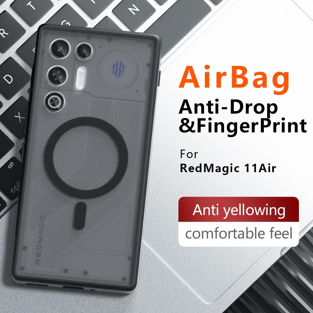 For Magsafe Magnetic Wireless Charging Case For RedMagic 11 Air RedMagic11Air 5G Shockproof Back Cover Coque