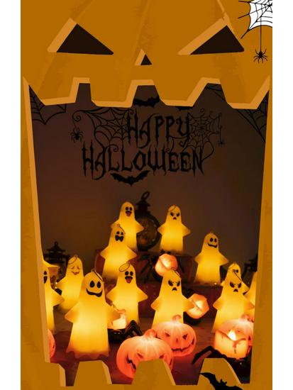 Halloween Lantern Ornaments: Kindergarten Gifts, Activity Props, Scene Decor, Funny Ghost Pendants