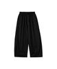 URBANAGE [2Pack] Balloon Fit Curved Pintuck Cotton Elastic Waist Pants_5Color (Type A)