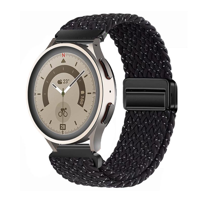 

Совместимый нейлоновый эластичный спортивный ремешок для часов для Huawei GT5 и Samsung Watch7 с магнитной застежкой 18mm