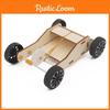 Children's Diy Rubber Band Powered Car Material Pack Educational Physics Science Toy
