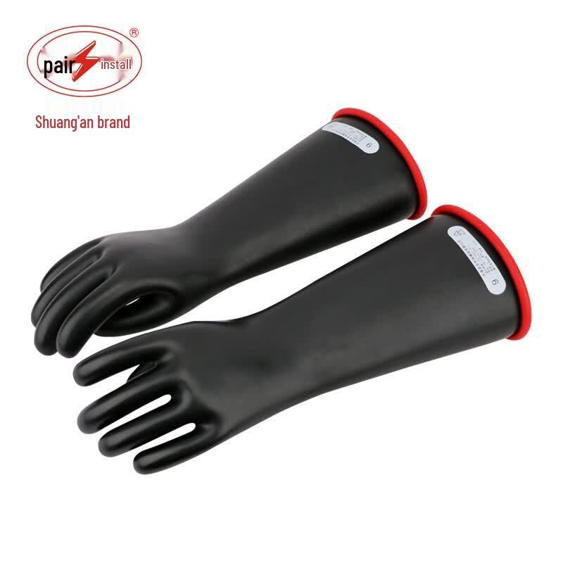 Shuang an 10KV Insulating Electrician Gloves One Size