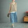 Spring and Summer Women's Lace Vest Cotton Hook Knit Vest Cutout Pullover Knit Vest
