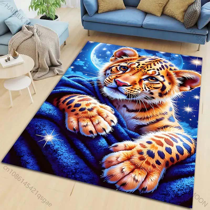 1PC Cub in Starry Night Carpet for Living Room Bedroom Sofa Home Decor Rus Non-slip Floor Mat Luxury Gift Multiple sizes