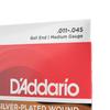 Gypsy Jazz Guitar Ball EJ83M D'Addario Strings, End, Medium, .011-.045,