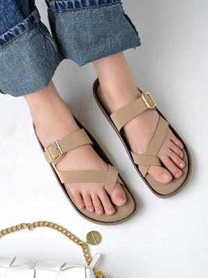 Shoetopia Damen Premium Stilvolle Bequeme Lässige Sandalen | Leichte Rutschfeste Sohle Outdoor | Starke Griffigkeit Sohle Langlebige Alltagsschuhe