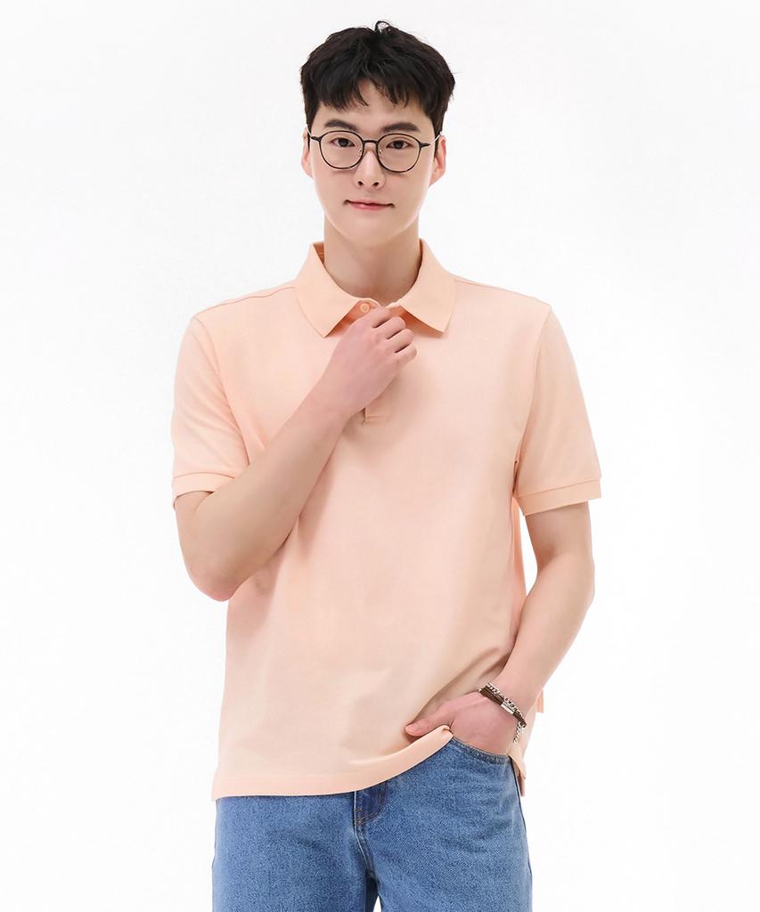 CHASECULT Unisex Cool Pique Collared T-Shirt - Orange