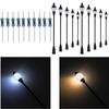 10pcs Model Railroad Train Lamp Posts Led Street Light Lamp High Quality