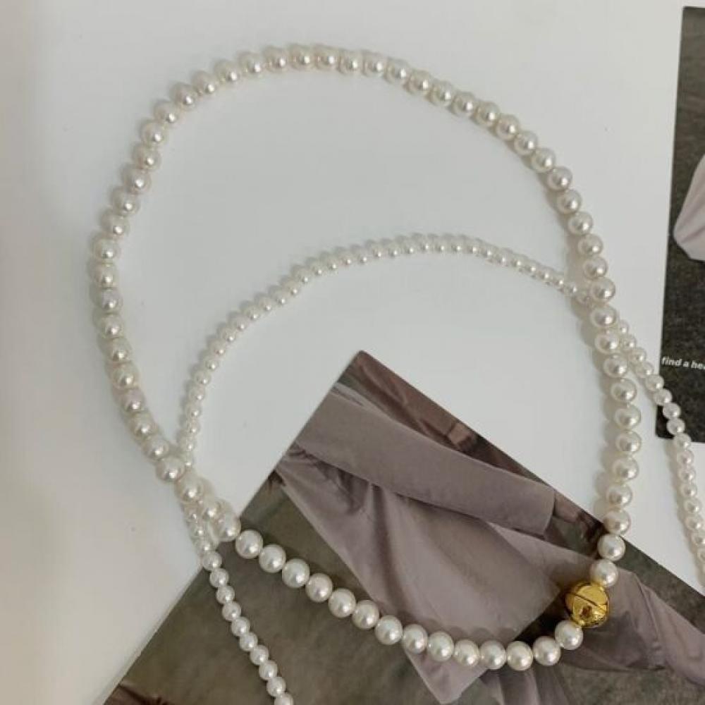 C S In The Room Nemo Pearl Gold Ball Bead neCklaCe One Color