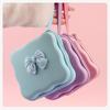 Charger Lid Storage Bag Fashion 3D Heart Design Drop-resistant Protective Case Lightweight Organizer for Office School Travel