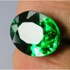 CERTIFIED 8.1 Ct Natural GREEN Tourmaline OVAL Cut AA++ Loose Gemstone Ring Size A-221d