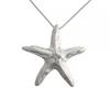 Long Punk Style Star Pendant Necklace Women Men Alloy Titanium Steel Chain Retro Edgy Statement Jewelry