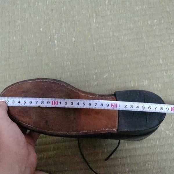 JOHNSTON & MURPHY/Goodyear Welt Semi Brogue Straight Tip Dress Shoes/8D/25.5/Black/(USED)