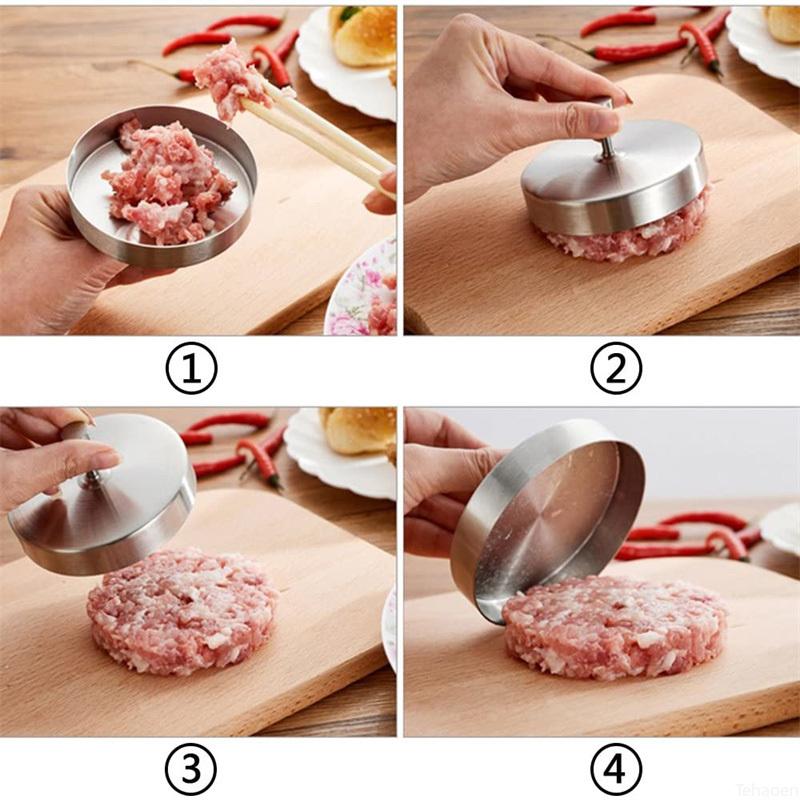 Hamburger Meat Press Maker Hamburger Patty Maker Meat Cake Mold Burger Press for Meat Patties Thin Burgers Kitchen Gadgets