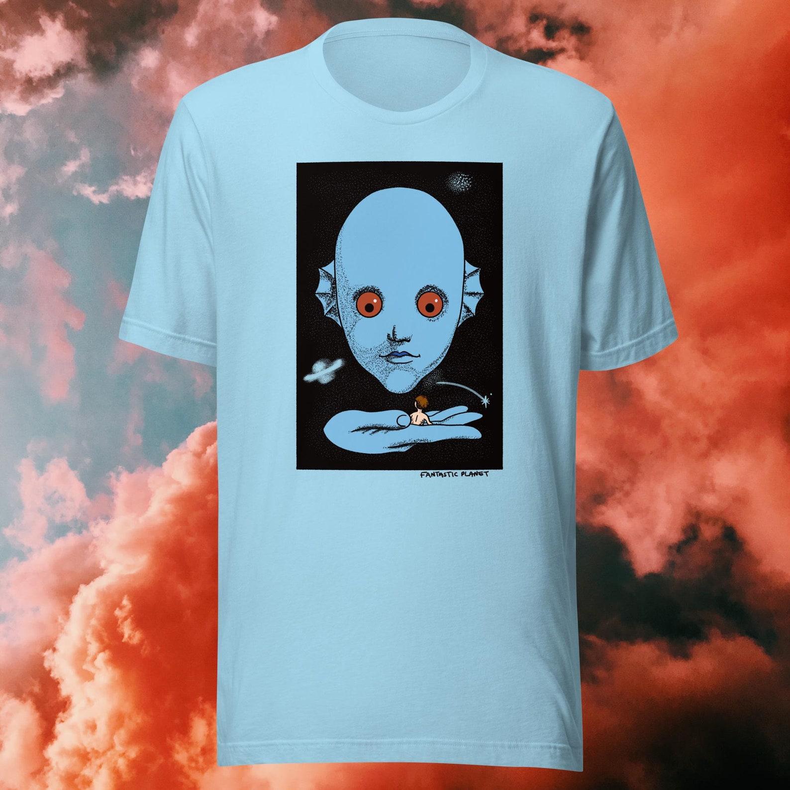 Fantastic Planet Psychedelic Science Fiction Film Planete Sauvage Unisex t-shirt L