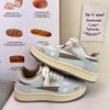 Spring 2026 Women's Pink German Training Shoes with Thick Sole: Fashionable, Versatile Casual Sports Sneakers