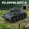 38T-A Light Tank Creative Tank Series Building Blocks Model Toys PZ.KPFW.38(T) DIY Tank Model Assembly Toy Set Xmas Gift