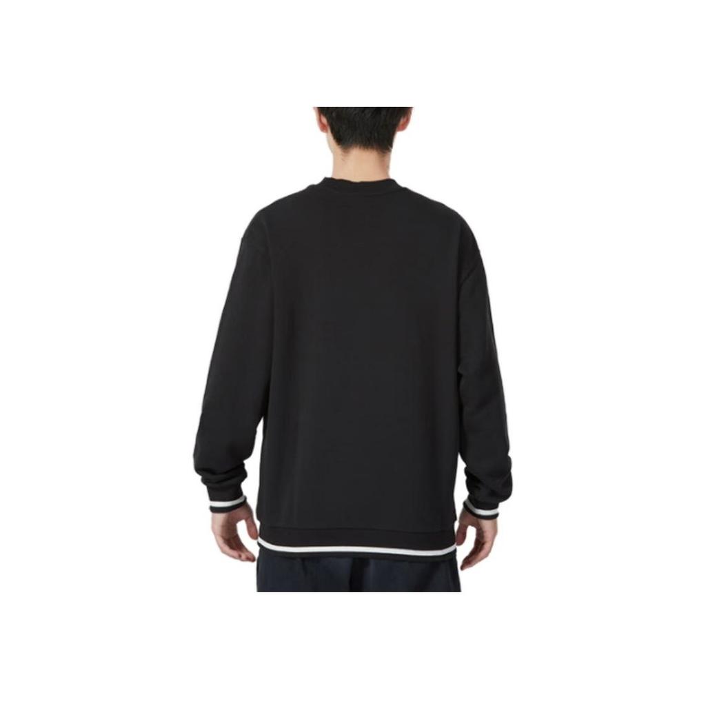Puma Letter Sports Casual Pullover American Vintage Sweatshirt Men sweatshirt Black 678422-01