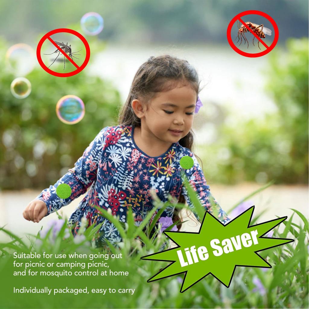 32 szt. Naklejki Odstraszające Komary Zestaw Bransoletek Wodoodporny Odporny na Pot Przenośny Ekstrakt Roślinny Bransoletka Odstraszająca Komary
