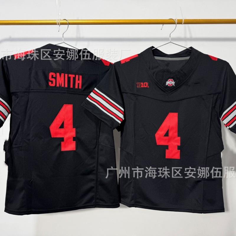 2026 Ohio State Buckeyes 4 Besticktes Footballtrikot Teamsport