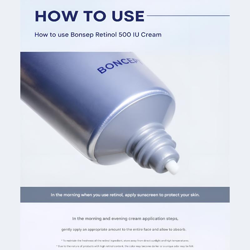 Boncept Retinol Eye Cream 25ml/ Retinol 500 IU Cream 50ml