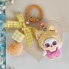 Plastic Handwave Cat Keychain With Cartoon Design For Gift And Party Decor