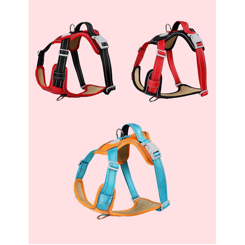 Reflective Dog Harness and Leash Set