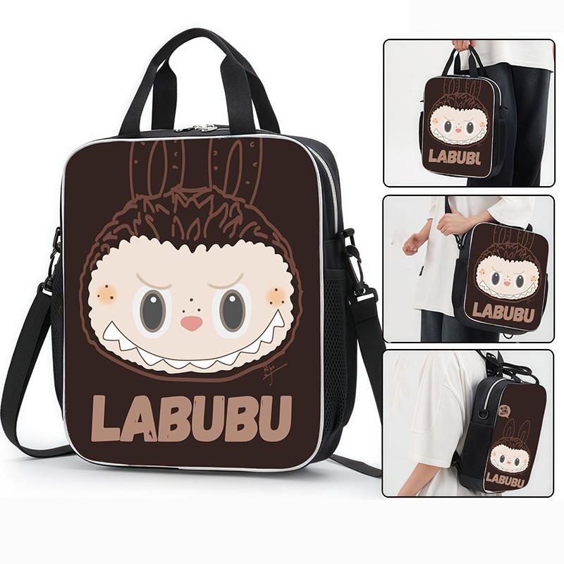 15 stylů LABUBU Školní taška Crossbody taška Batoh Nákupní taška Kreslená Roztomilá Velkokapacitní Studentská Doučovací taška Taška pro základní školu