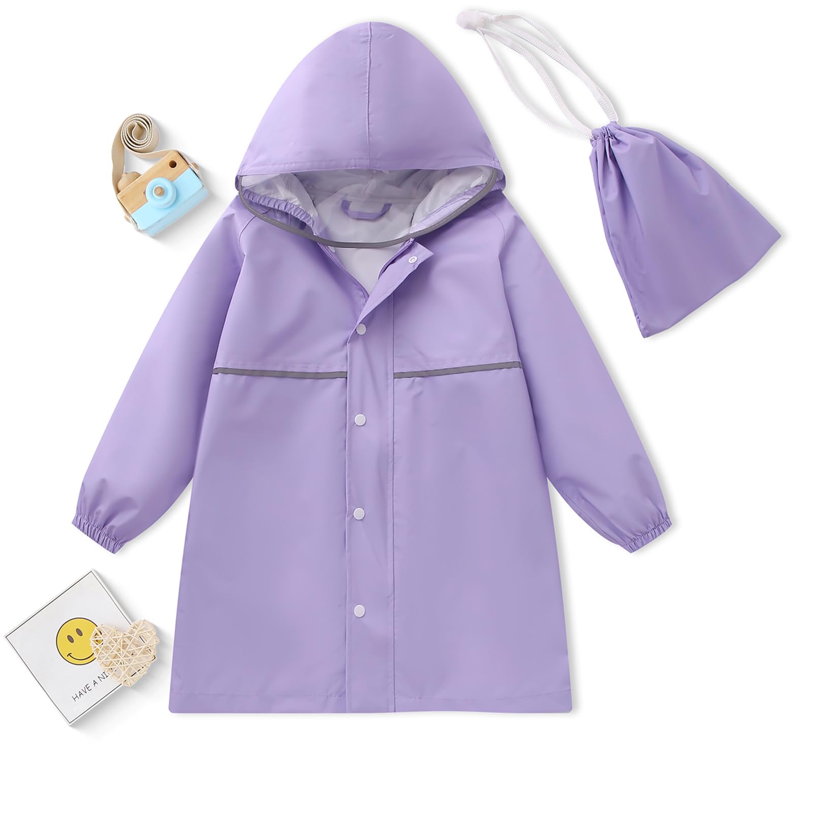 

Плащ для плаща для мальчиков и дождя Дождь Быстрая сумка для ночного хранения Дождь Дождливый Тяжелые поездки в школу [Grcemlvfe] Детский, Девочки, Детский