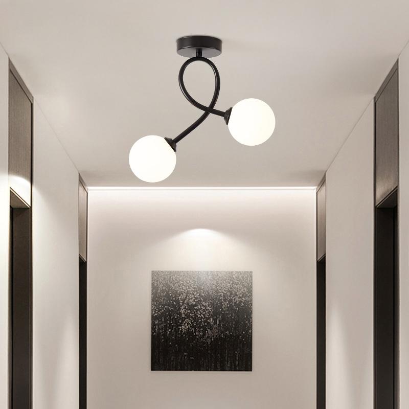 Creative Corridor Light Minimalist Modern Balcony Ceiling Light Nordic Net Cloakroom Porch Light
