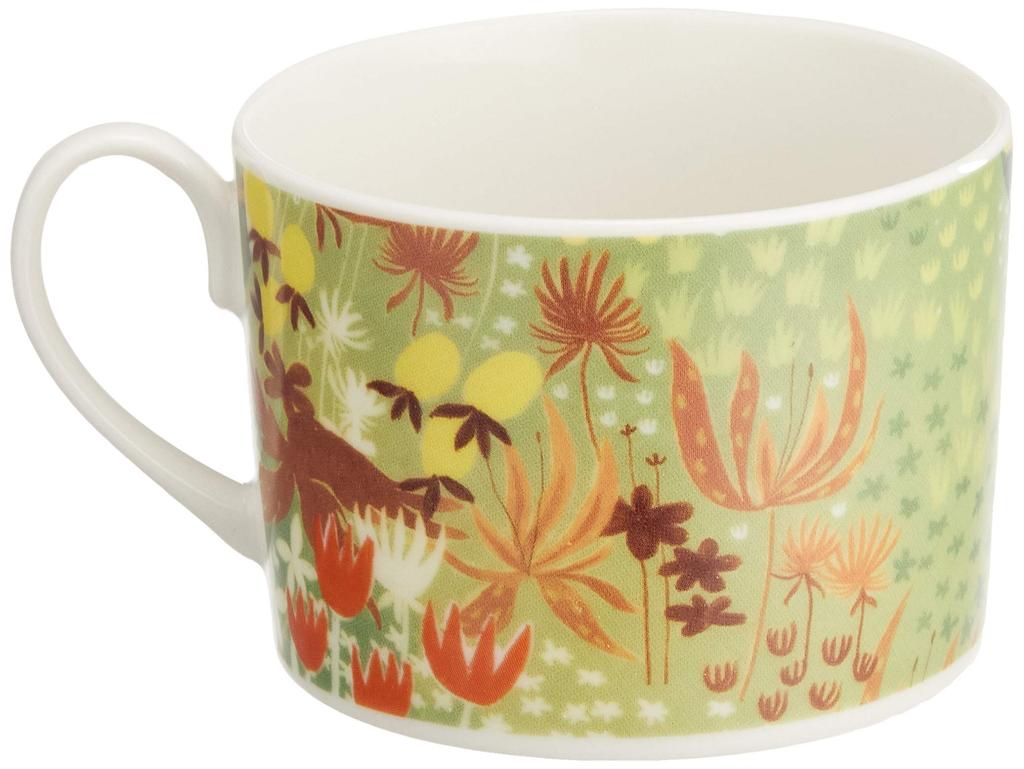 Yamaka Shoten MOOMIN Kaffeetasse Hügel Mikrowelle Mumin Nordisch Tag Hochzeit Hergestellt in "Luonto" & Untertasse, Design, Sicher, Merchandise, Stil, Muttertagsgeschenk,