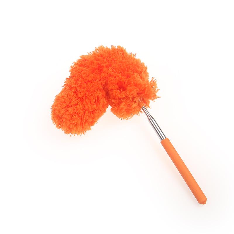 Compact Retractable Feather Duster for Household Cleaning