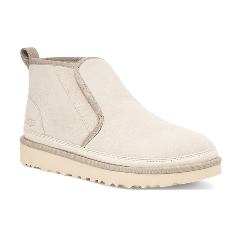 UGG Neumel Minimal Flat Shoes Men Shoes White 1126691-WHTC
